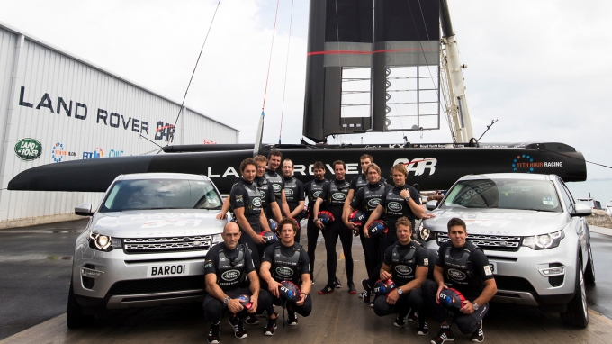 Land Rover BAR launch America's Cup Race boat
